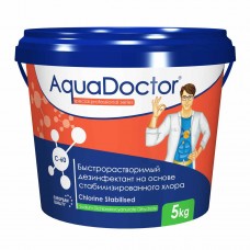 Дезинфектант для бассейна на основе хлора быстрого действия AquaDoctor C-60, 5 кг