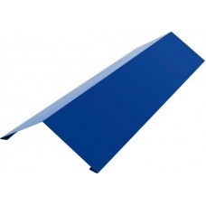 Крепежная жесть уголок внешний, цвет синий, размер 70x30x2000 мм